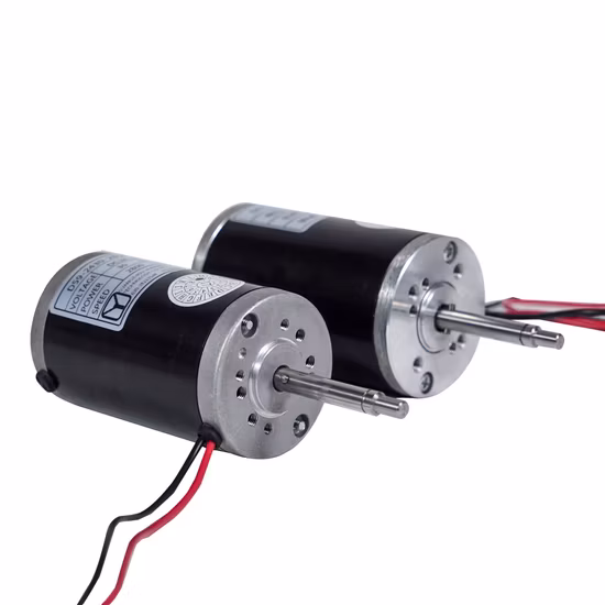 Motor DC de alta velocidade 12V / 24V / Motor escovado DC / Motor BLDC para secador de cabelo / Massageador / Sistema de elevação automática de porta / Ventilador de refrigerador / Exaustor / Motor de ventilador / Bomba DC